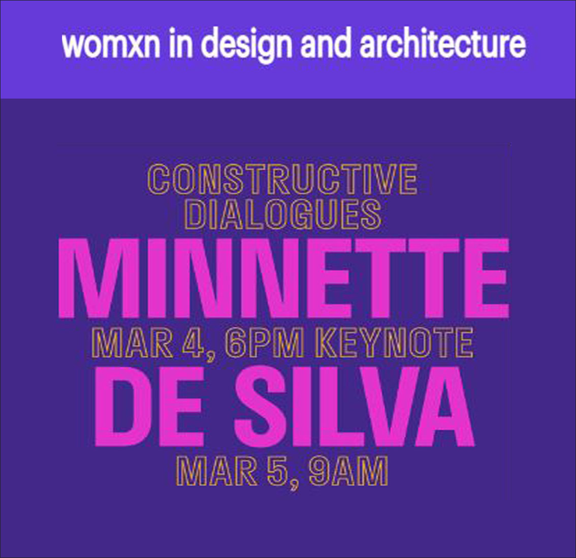 Minnette De Silva: Constructive Dialogues